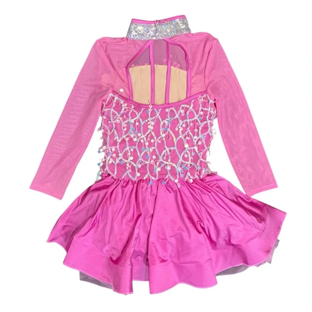 Weissman Showtime Pinkberry Silver Dance Costume IC Recital Competition